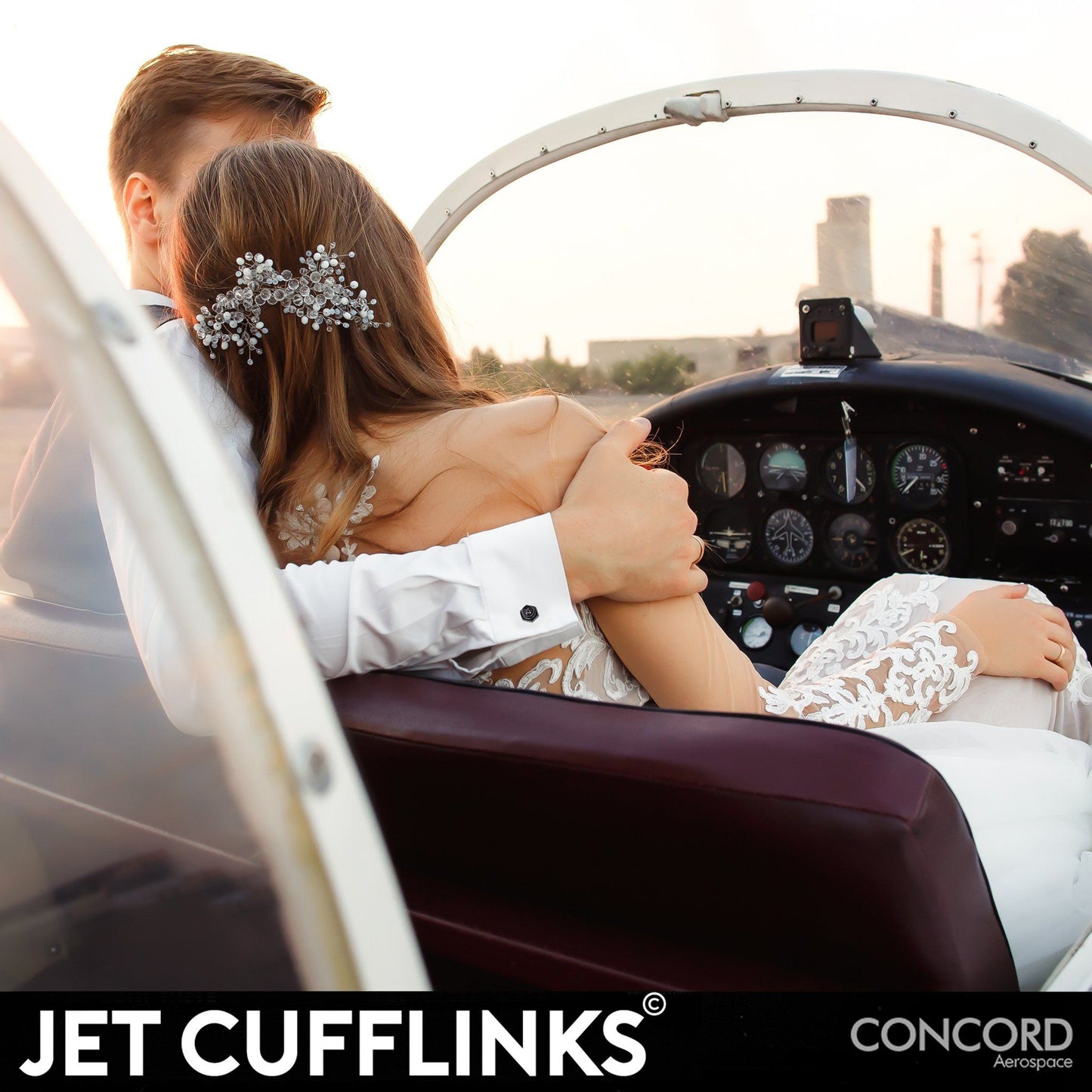 JET CUFFLINKS - CRAFTED FROM THE MIGHTY BOEING 747 - Concord Aerospace Concord Aerospace Concord Aerospace cufflinks