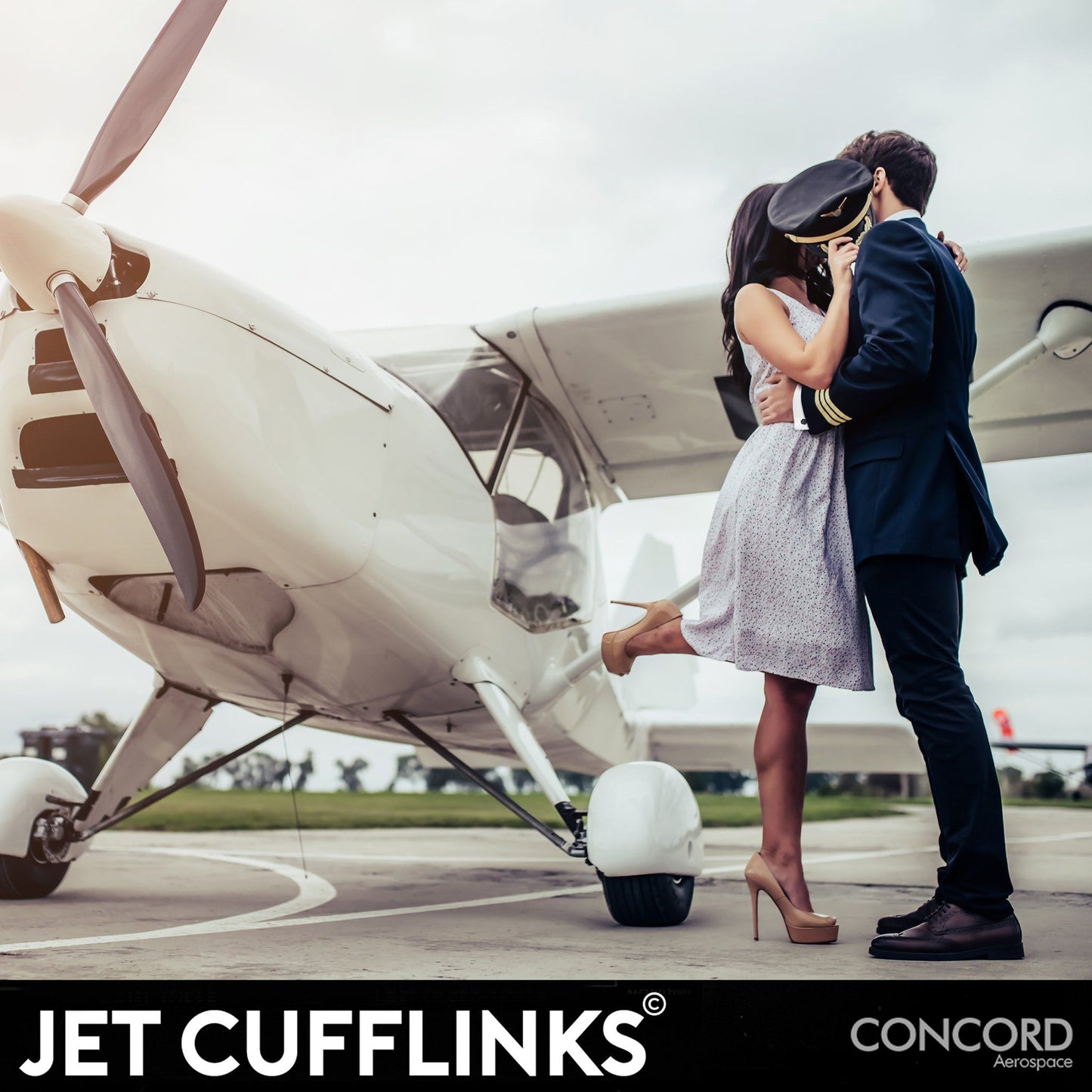 JET CUFFLINKS - CRAFTED FROM THE MIGHTY BOEING 747 - Concord Aerospace Concord Aerospace Concord Aerospace cufflinks